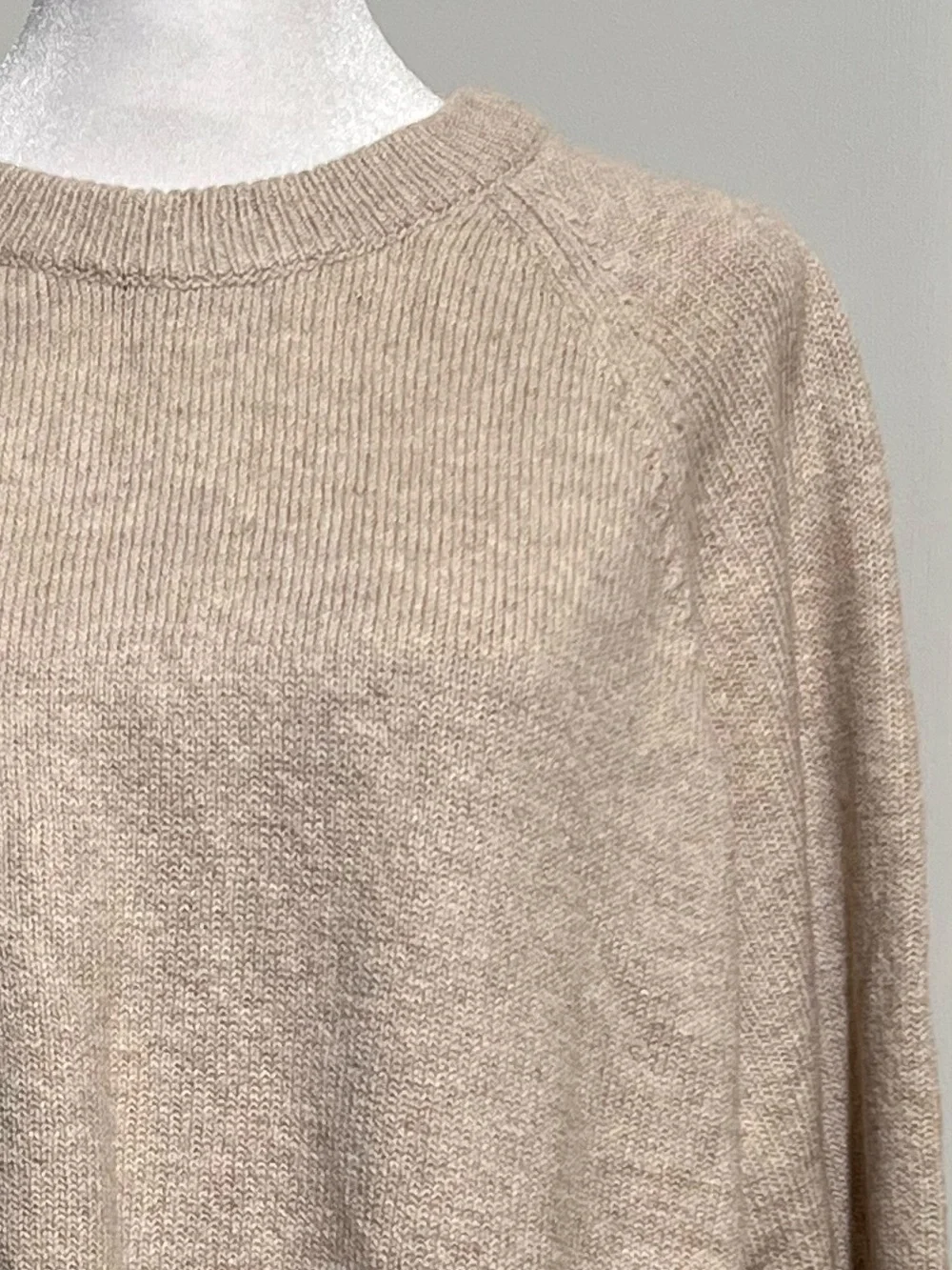 Banana Republic Light Beige Crewneck Sweater